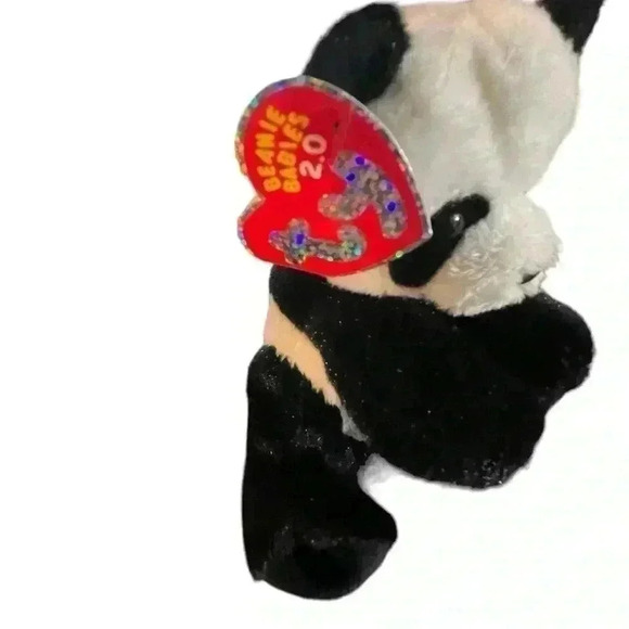 Ty Beanie Baby 2.0 -MING THE PANDA BEAR Unused Code 6" PLUSH NEW MWMT's - Picture 2 of 2